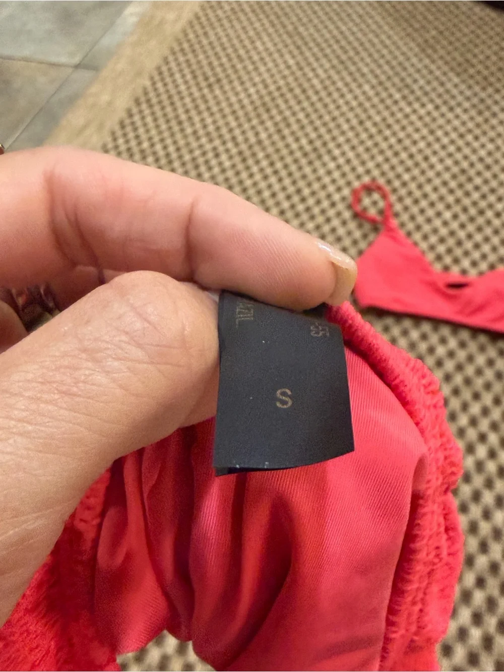 $260 REVOLVE Vix Women's Red Firenze Gwen Luli Set Swimwear S/M NWOT